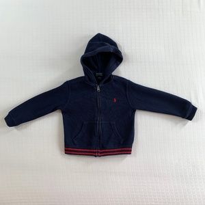 Polo Ralph Lauren Navy Zip Up Jacket 3T